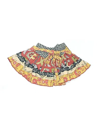 Pre-owned Mustard Pie Kids' Skirt In Yellow