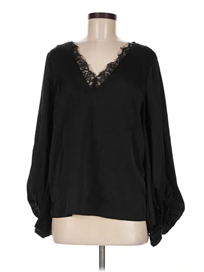 Pre-owned Mustard Seed 3/4 Sleeve Blouse In Black