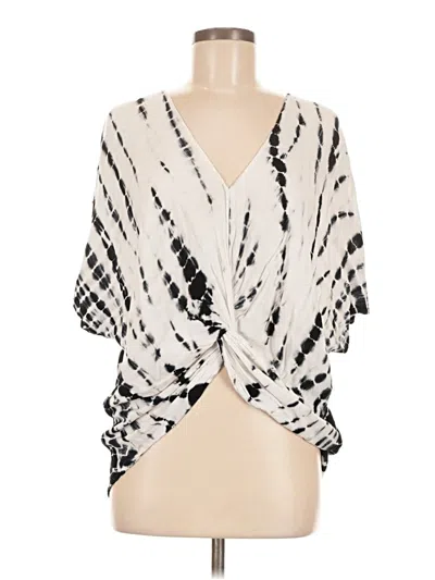 Pre-owned Mustard Seed 3/4 Sleeve Blouse In White