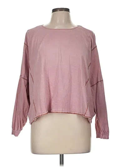 Pre-owned Mustard Seed 3/4 Sleeve T-shirt In Pink