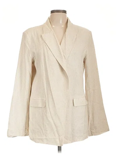 Pre-owned Mustard Seed Blazer Jacket In Tan