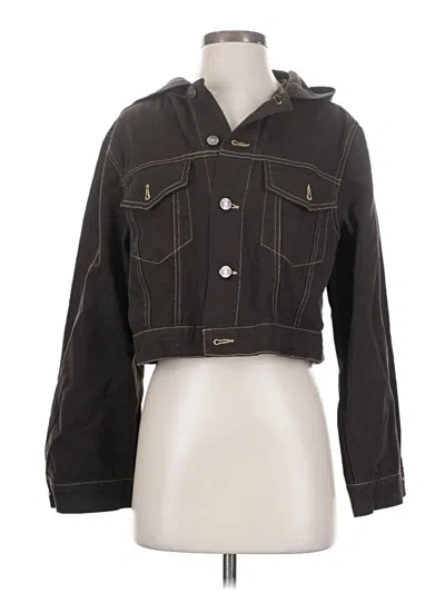 Pre-owned Mustard Seed Cardigan Sweater In Black