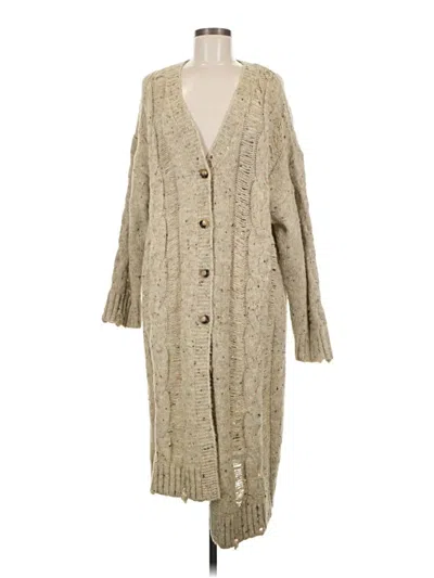 Pre-owned Mustard Seed Cardigan Sweater In Brown