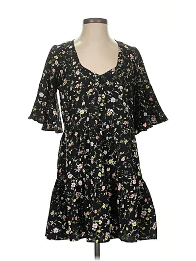 Pre-owned Mustard Seed Casual Dress In Black