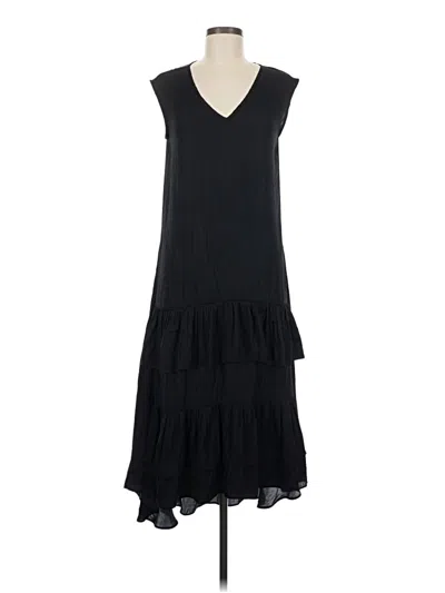 Pre-owned Mustard Seed Casual Dress In Black