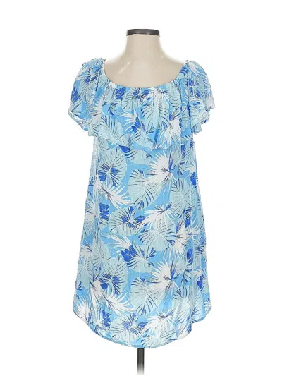 Pre-owned Mustard Seed Casual Dress In Blue