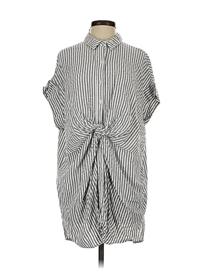 Pre-owned Mustard Seed Casual Dress In Gray