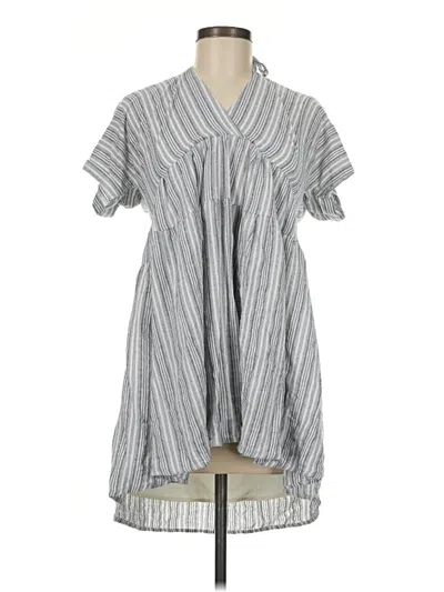 Pre-owned Mustard Seed Casual Dress In Gray