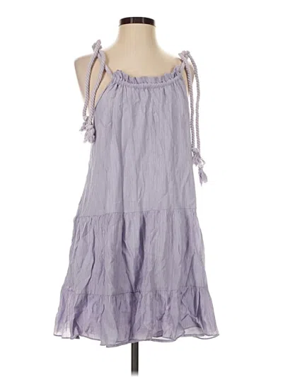 Pre-owned Mustard Seed Casual Dress In Purple