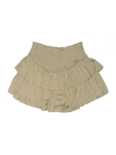 Pre-owned Mustard Seed Casual Skirt In Brown