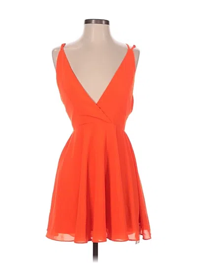 Mustard Seed Cocktail Dress In Orange