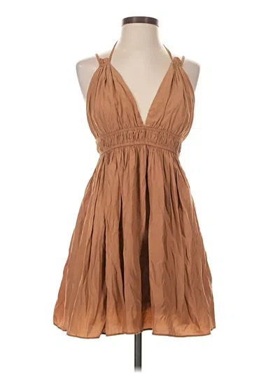 Pre-owned Mustard Seed Cocktail Dress In Tan