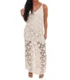 Mustard Seed Crochet Meadow Maxi Dress In Natural In White