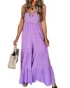 Mustard Seed Haze Jumpsuit In Lavender In Multi