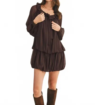 Mustard Seed Hazel Dress In Brown