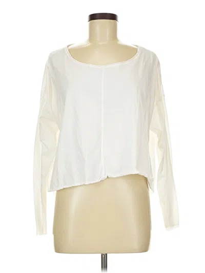 Pre-owned Mustard Seed Long Sleeve Top Ivory Square Neckline Tops