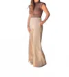 Mustard Seed Misty Wide Leg Pants In Bone In Neutral