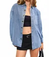 Mustard Seed Oversized Denim Jacket