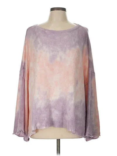 Pre-owned Mustard Seed Pullover Sweater In Purple