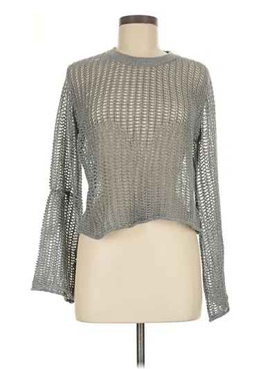 Mustard Seed Pullover Sweater In Silver