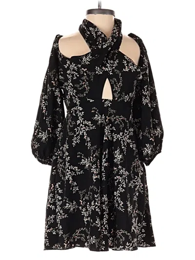 Pre-owned Mustard Seed Romper In Black