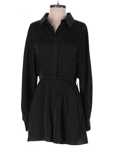 Pre-owned Mustard Seed Romper In Black