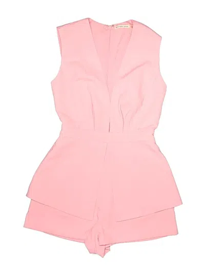 Pre-owned Mustard Seed Romper In Pink