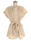 Mustard Seed Romper In Tan