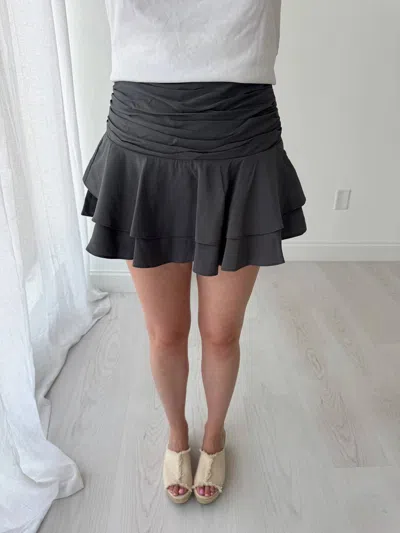 Mustard Seed Sadie Skirt In Black In Multi