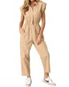 Mustard Seed Samantha Jumpsuit In Taupe In Brown
