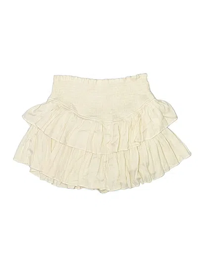 Pre-owned Mustard Seed Skort In Ivory