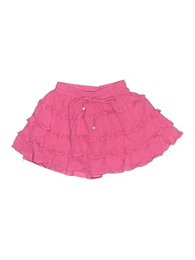 Pre-owned Mustard Seed Skort In Pink