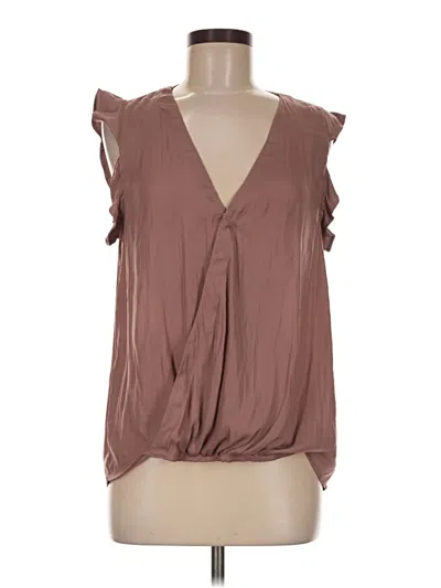 Pre-owned Mustard Seed Sleeveless Blouse In Brown