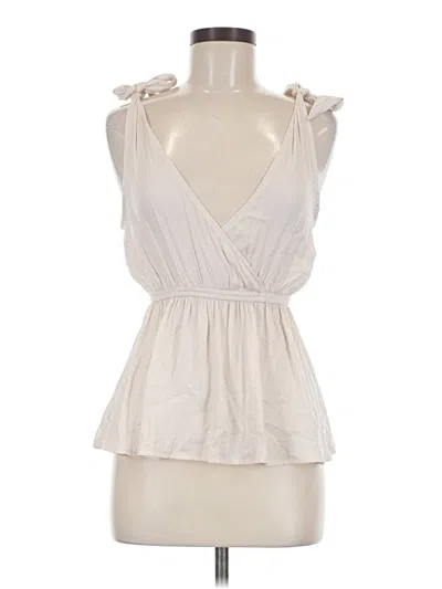 Pre-owned Mustard Seed Sleeveless Blouse In Ivory