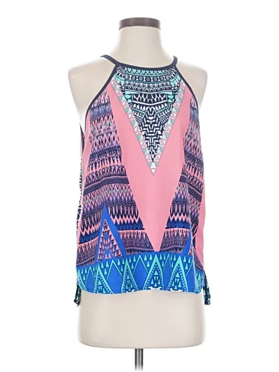 Pre-owned Mustard Seed Sleeveless Blouse In Pink