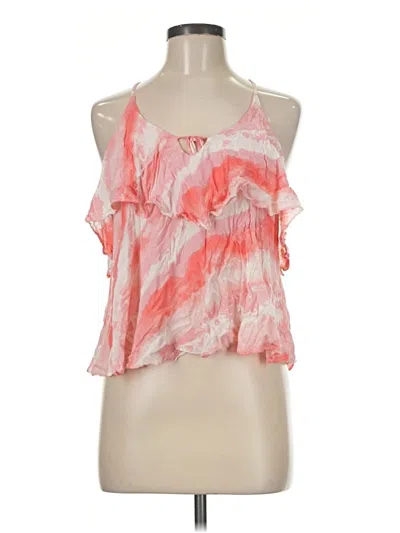 Pre-owned Mustard Seed Sleeveless Blouse In Pink