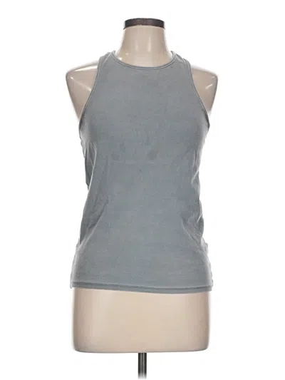Pre-owned Mustard Seed Sleeveless Top Gray Halter Neckline Tops