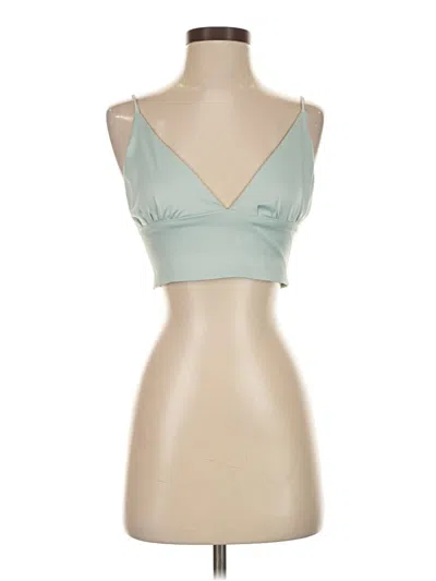 Pre-owned Mustard Seed Sleeveless Top Teal Sweetheart Neckline Tops