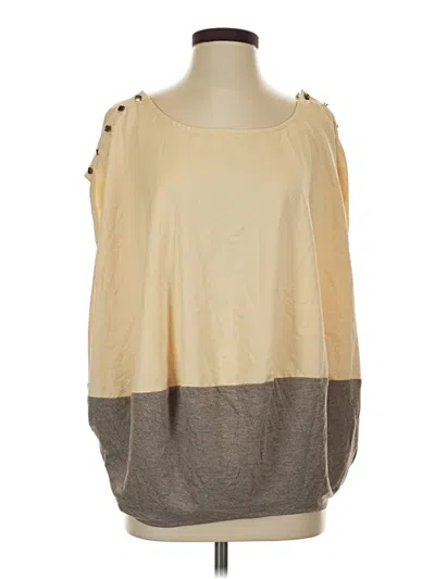 Pre-owned Mustard Seed Sleeveless T-shirt In Tan