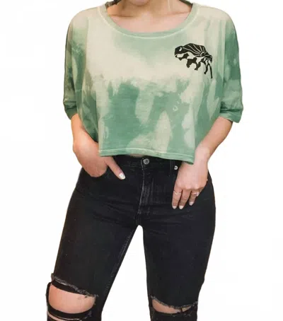 Mustard Seed Washed Buffalo Pullover Shirt In Sage In Green
