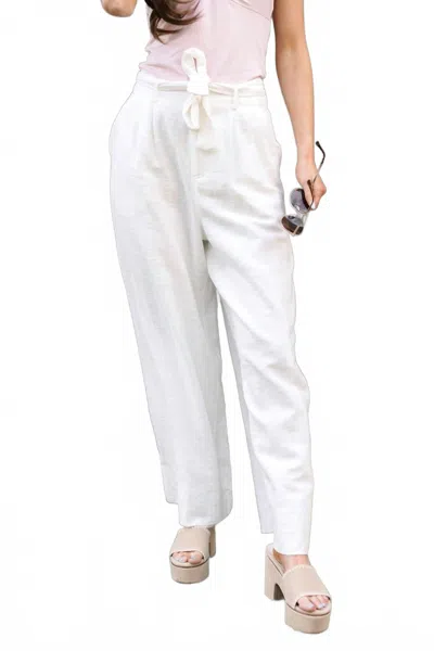 Mustard Seed Women's Long Weekend Pants In White