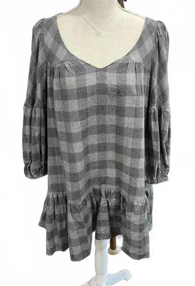 Mustard Seed Women's Zara Dress In Black And White In Multi