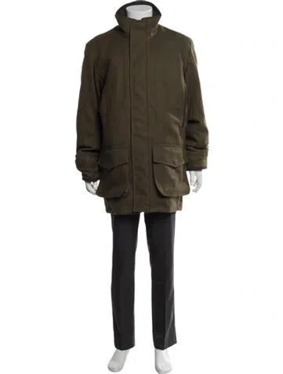 Pre-owned Musto Wool Parka In Green