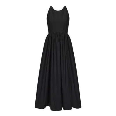 Mute By Jl Women's Black Backless Maxi Dress