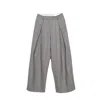 Mute By Jl Women's Grey Hayes Herringbone Tweed Wide Leg Pants In Gray