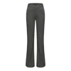 Mute By Jl Women's Grey Heather Gray Flared Pants