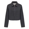 Mute By Jl Women's Grey The Zero Cashmere Blended Jacket In Grey
