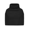 Mute By Jl Women's Grey Wool Neck Warmer Charcoal