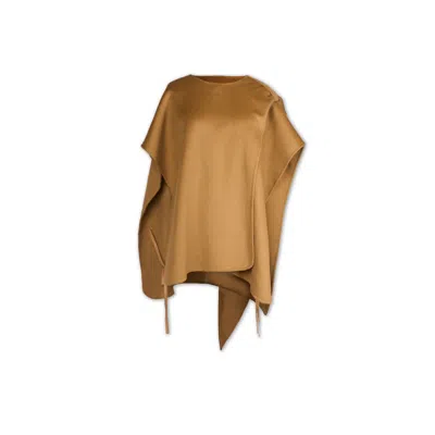 Mute By Jl Women's Neutrals Cortona Cape - Camel In Beige