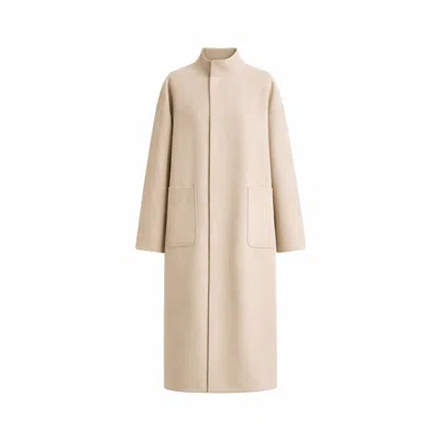 Mute By Jl Women's Neutrals Harlow Angora Wool-blend Coat